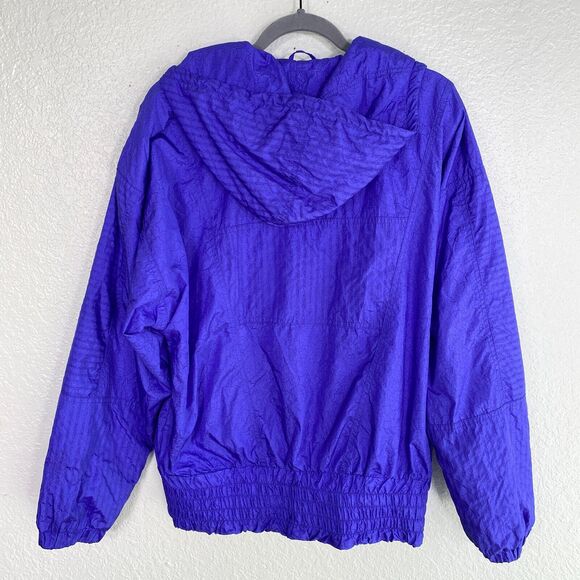 Nils Vintage Jacket Womens 10 Windbreaker Hooded Half Zip Pullover Ski Snow Vtg - Picture 7 of 14